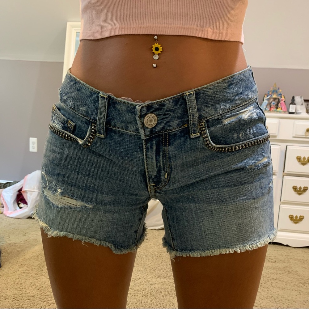 American Eagle midi shorts
